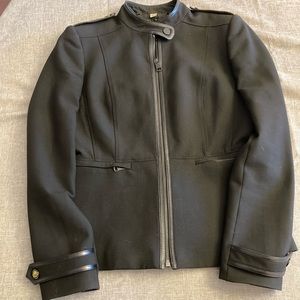 Women's black Burberry jacket
